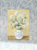 Vase Of Queen Anne's Lace Print